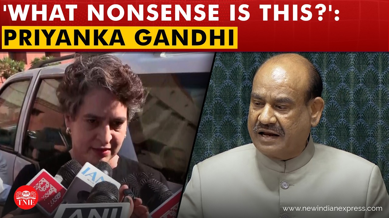 PM is hiding behind Speaker Om Birla: Priyanka Gandhi on Modi's absence in Lok Sabha