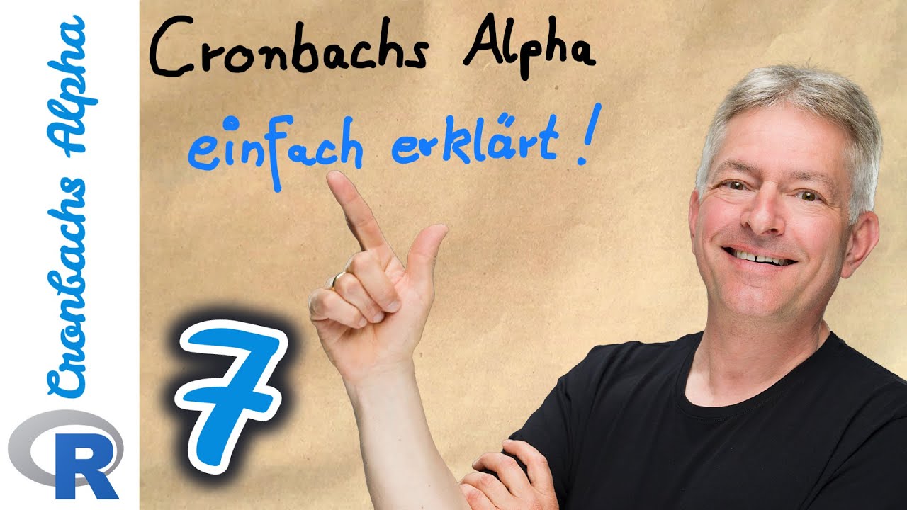 UMFRAGEN AUSWERTEN MIT R | Teil 7: Cronbachs Alpha und Zusammenhang der Konstrukte