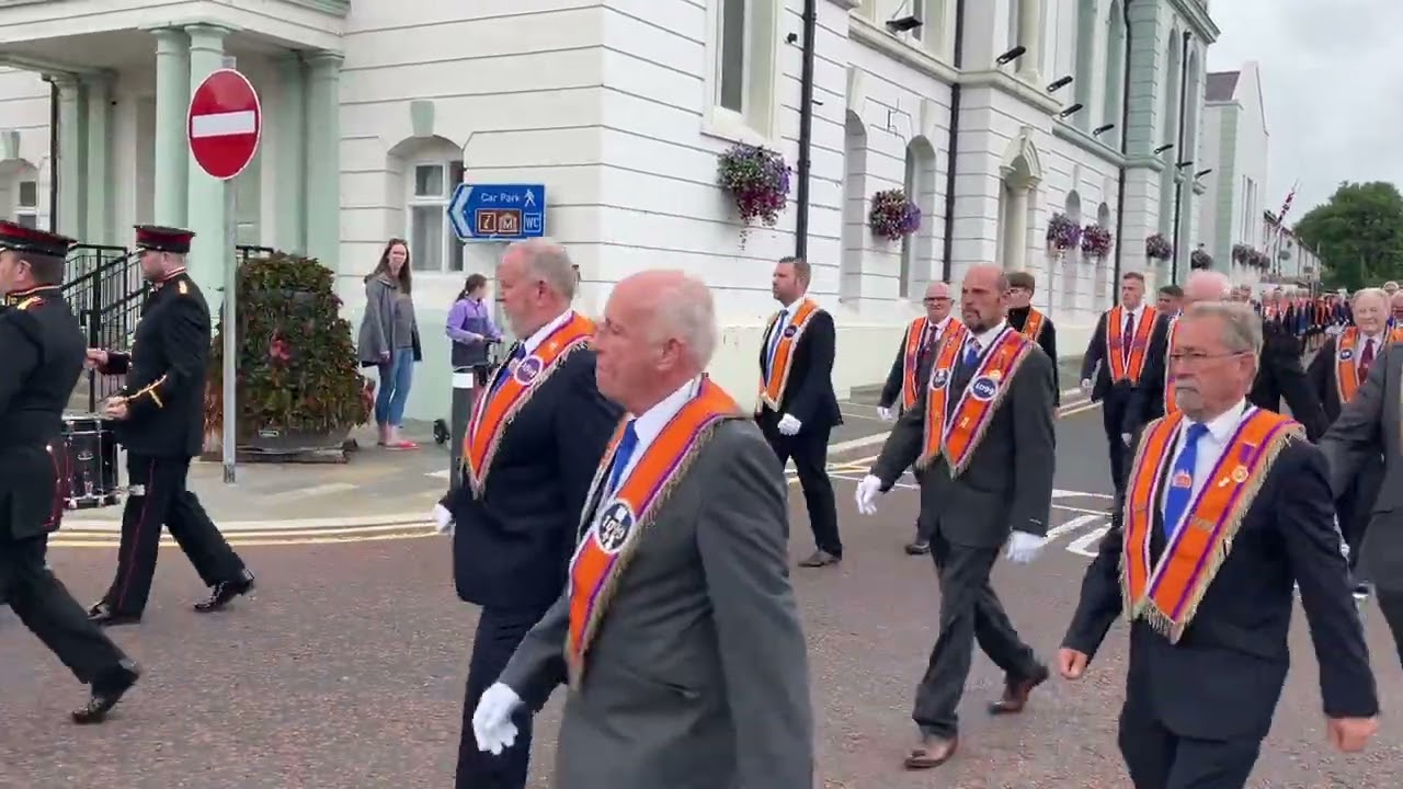 Ballymoney District Annual Battle Of The Boyne Sunday Parade and Church Service 2025