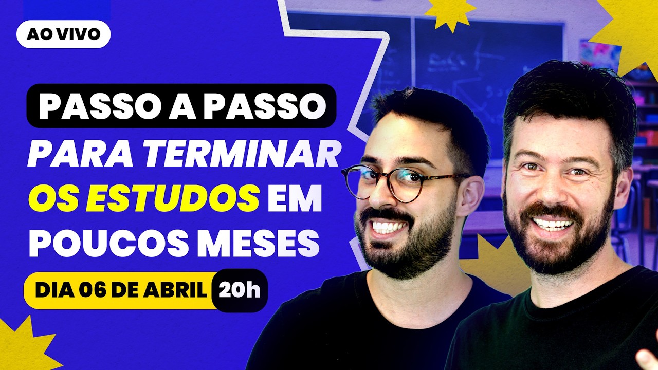 PASSO A PASSO PARA TERMINAR OS ESTUDOS EM POUCOS MESES | Oficial e pelo MEC