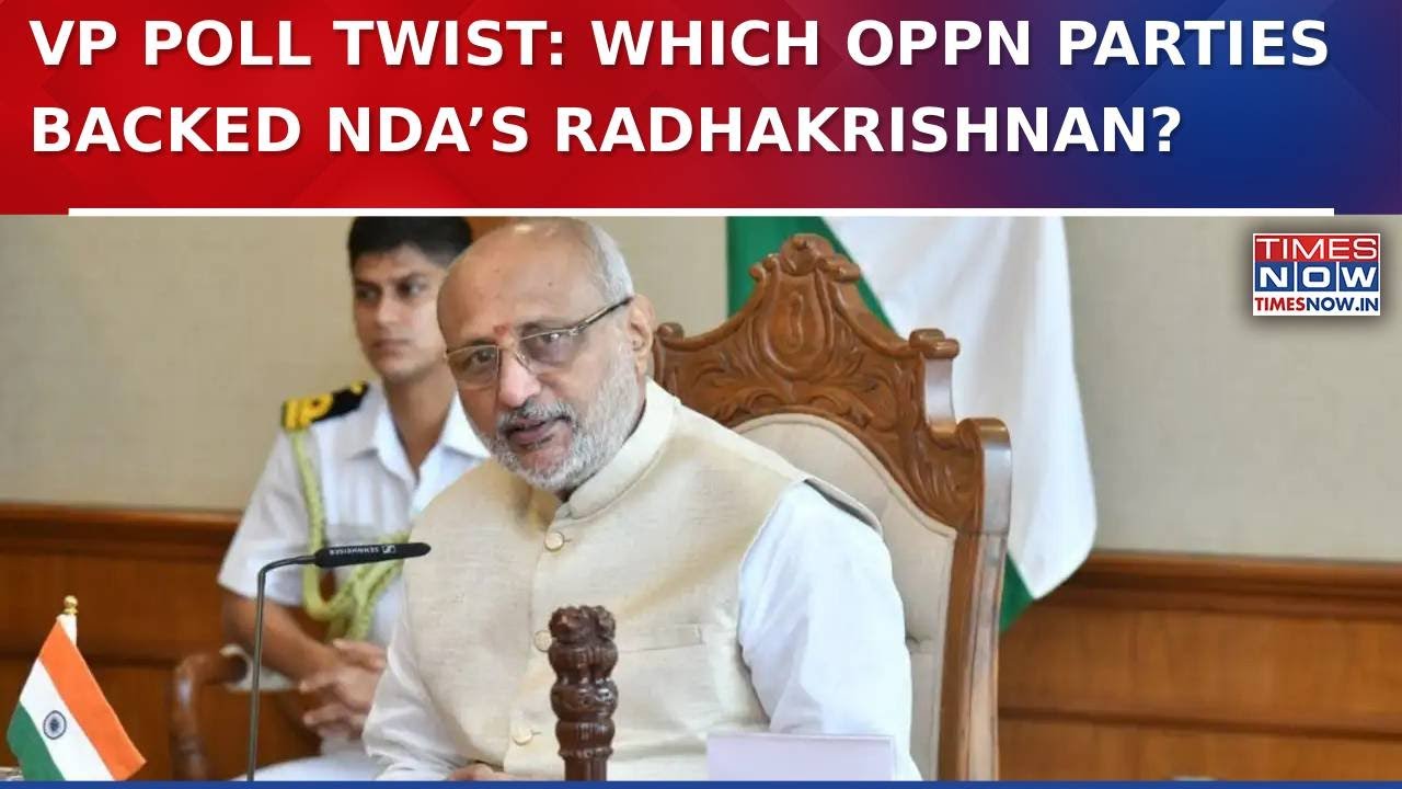 Vice President Polls: Which Parties Cross-Voted to NDA&rsquo;s CP Radhakrishnan? Watch Full Breakdown