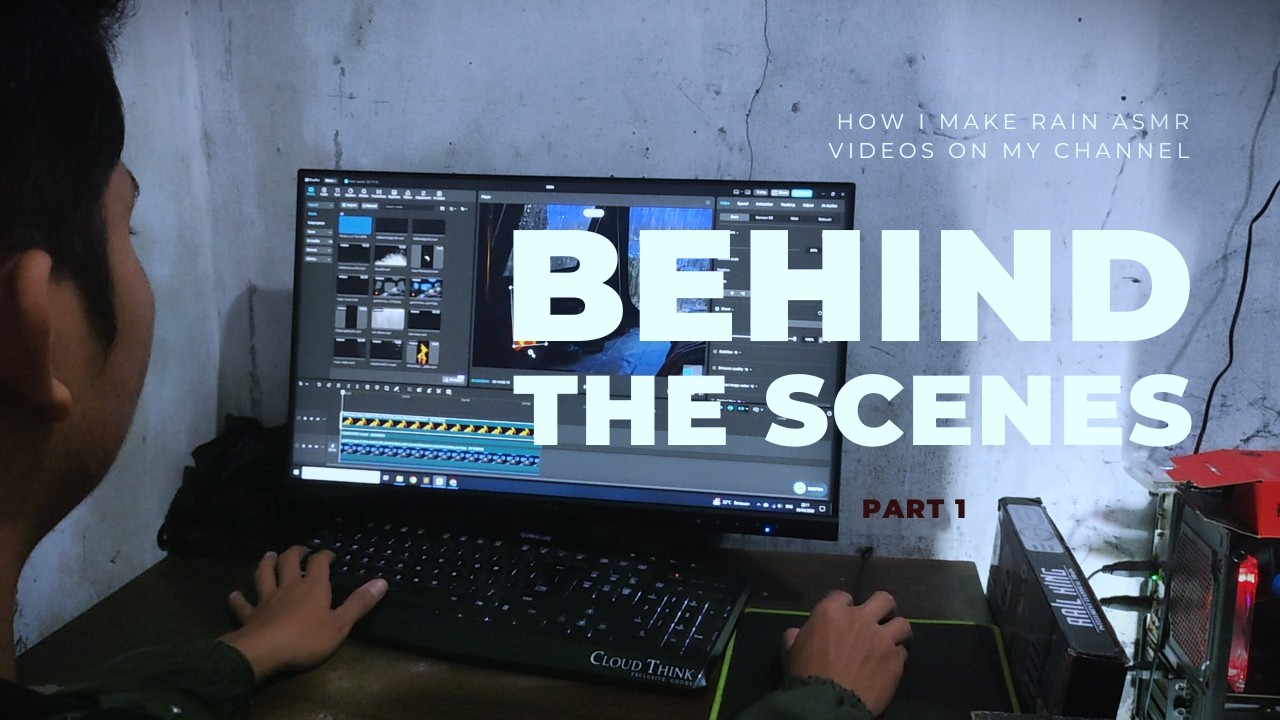 Behind the Scenes | How I Make Rain ASMR Videos on My Channel (Nimbus Lull)