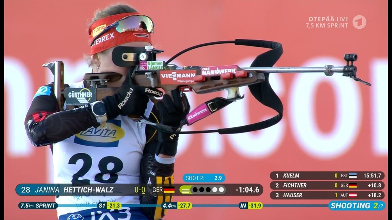 Biathlon Season 25/26 -  Sprint Women - Otep&auml;&auml; (EST)