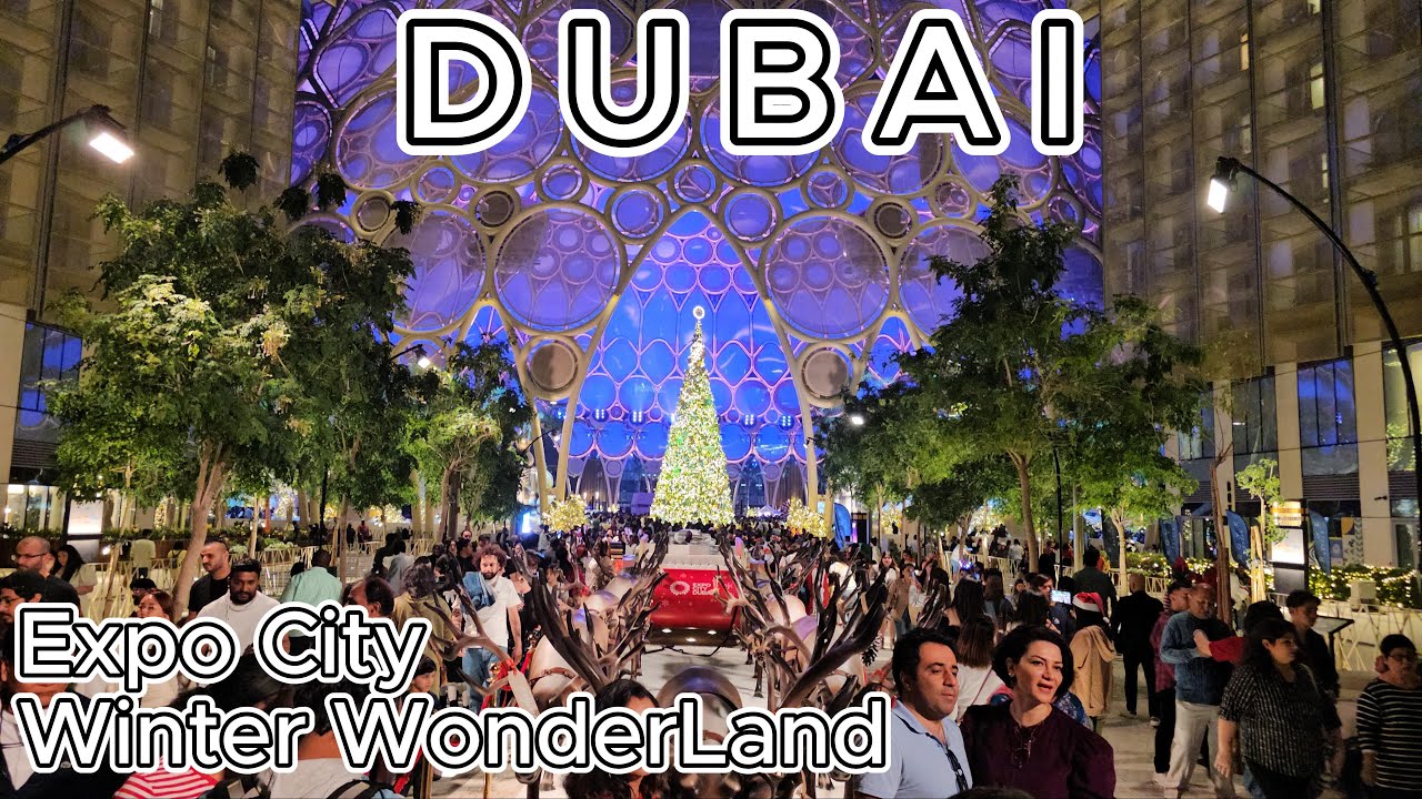 A Magical Night at Expo City Winter Wonderland #dubai #expocity #wonderland
