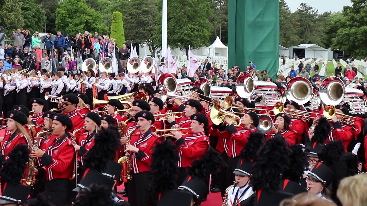 75th Anniversary of D-Day, Marching Bands Play Hymn To The Fallen