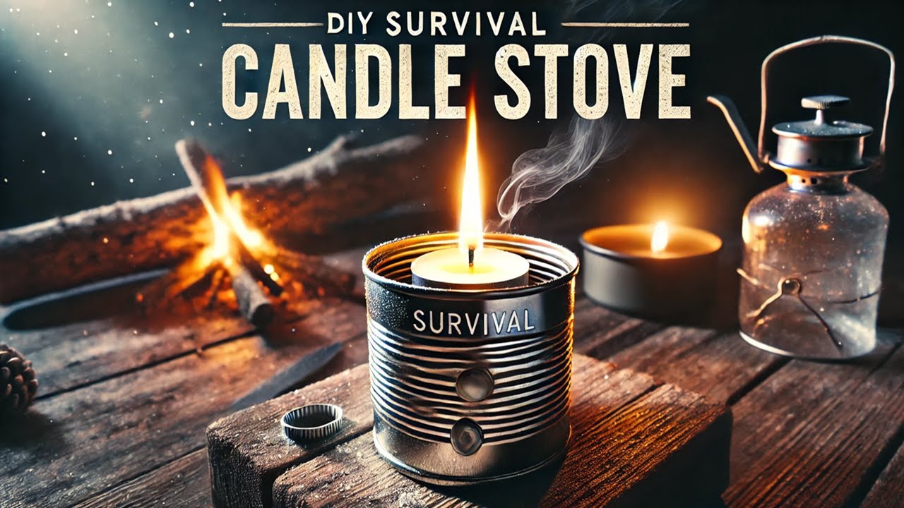 Survival Candle Stove &ndash; Easy DIY Emergency Cooking Solution!