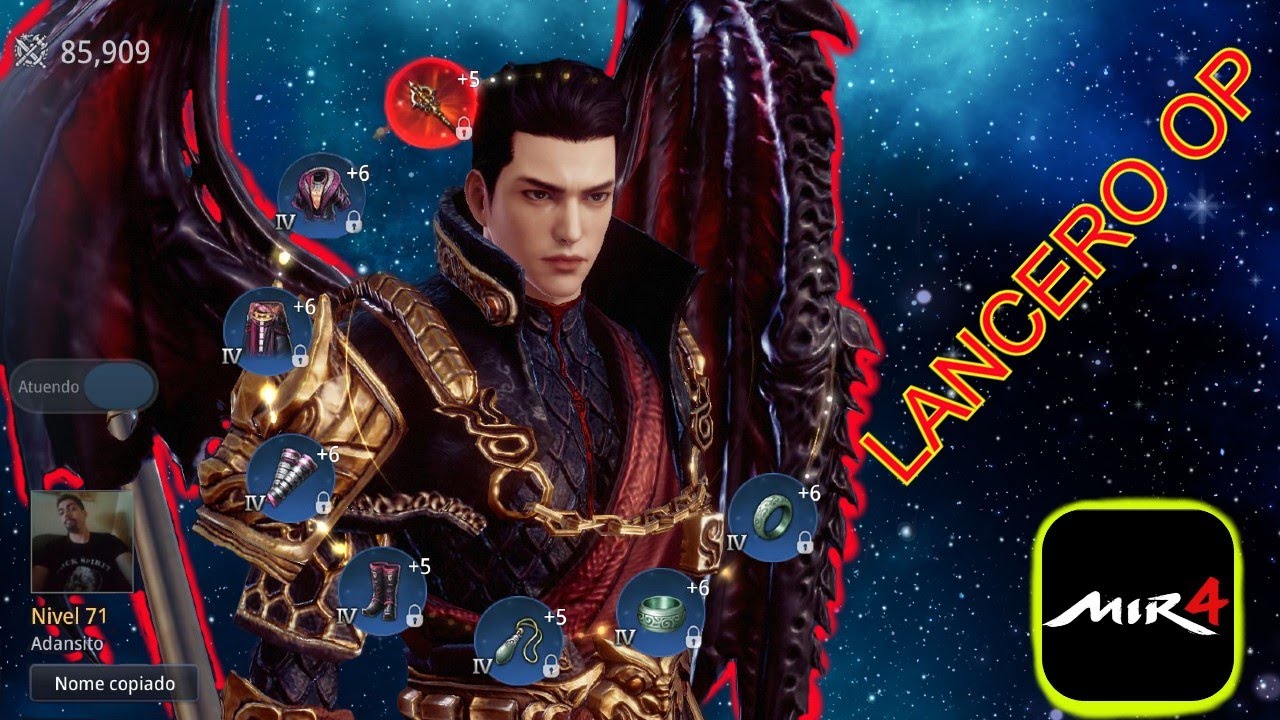 MIR4- ENTREVISTA A LANCERO OP (ARMA EPICA) Lvl.71 83k (GUIA AL DETALLE)