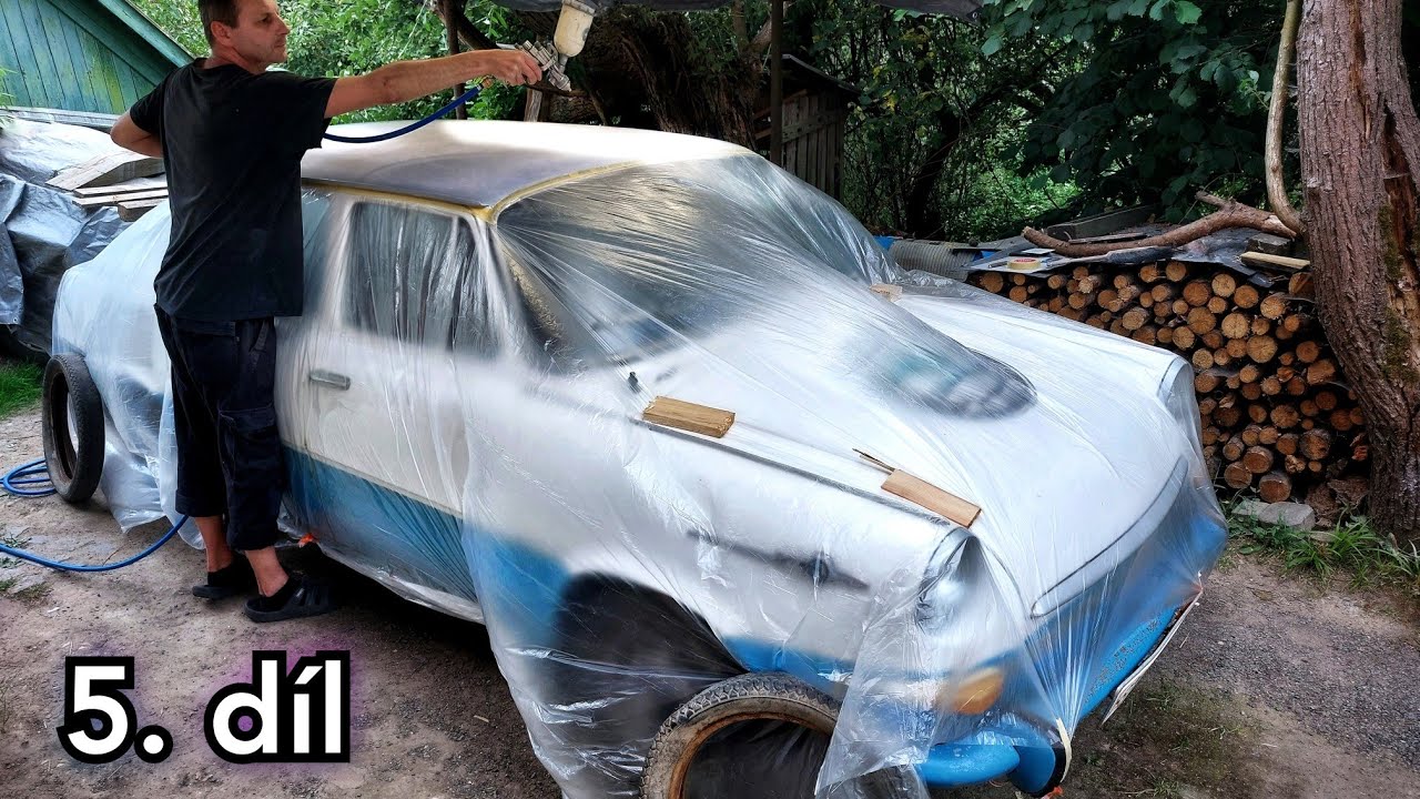 ŠKODA 1000MB, 1100MB De Luxe - OPRAVA a LAKOVÁNÍ STŘECHY (5. díl)
