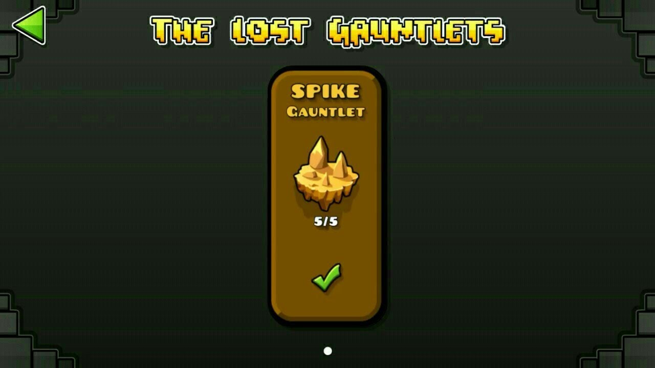 SPIKE GAUNTLET (ALL CLEAR) | GEOMETRY DASH 2.11 : The Lost Gauntlet Series #12 / ♬ Partition