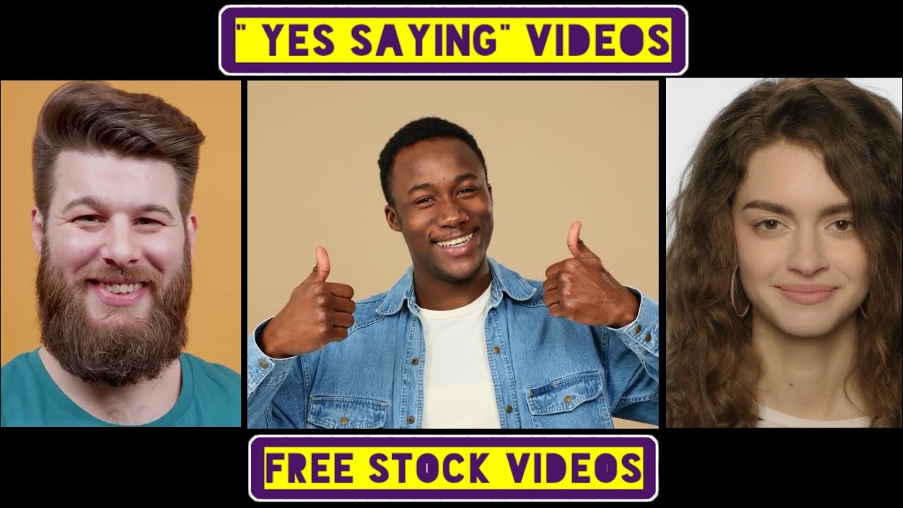 Yes SAYING free stock videos | YES SAYING free copyright videos | YES SAYING royalty free videos