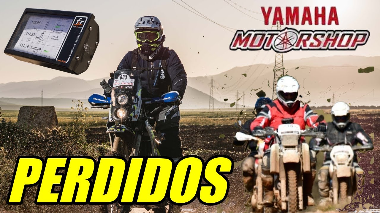 Iniciación al  RoadBook en la Yamaha MotorShop Desert 2022 ruta para Motos Trail AJP PR7