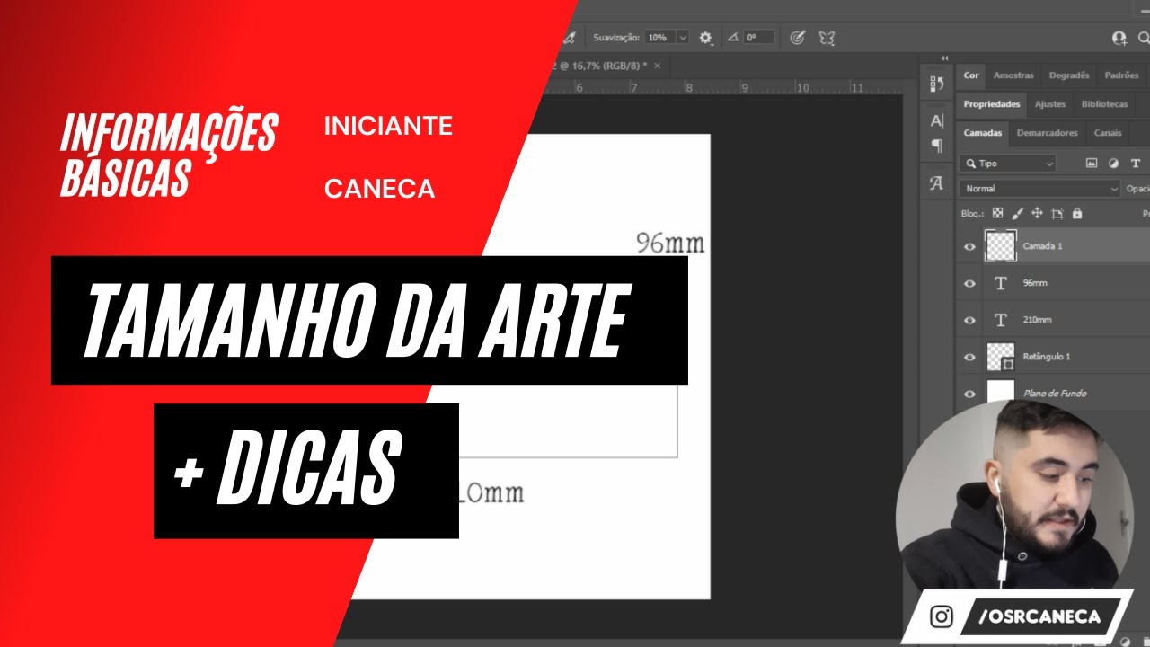 Informações básicas sobre arte de caneca - Tamanho, posição e impressão