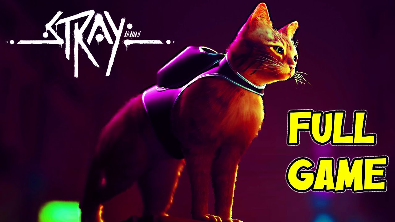 Escaping the Depressed World😔[STRAY] (FULL GAME)