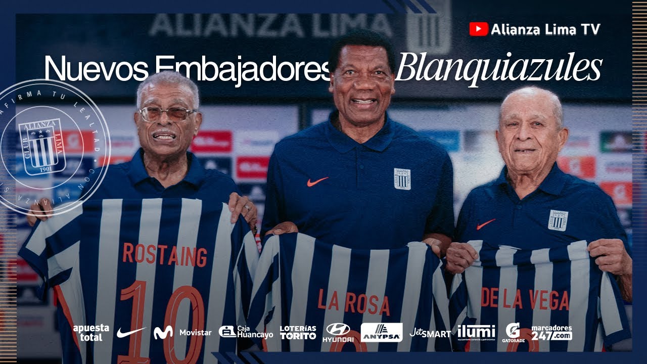 ELLOS SON NUESTROS NUEVOS EMBAJADORES LEYENDA⚪️🔵| ALIANZA LIMA TV