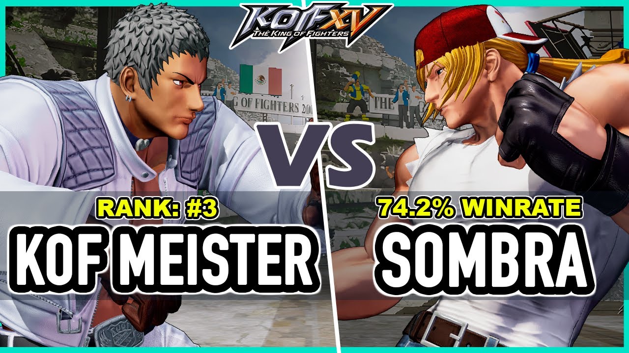 KOF XV 🔥 KOF Meister (O.Yashiro/Rock/Ash) vs Sombra (Terry/Joe/Geese)