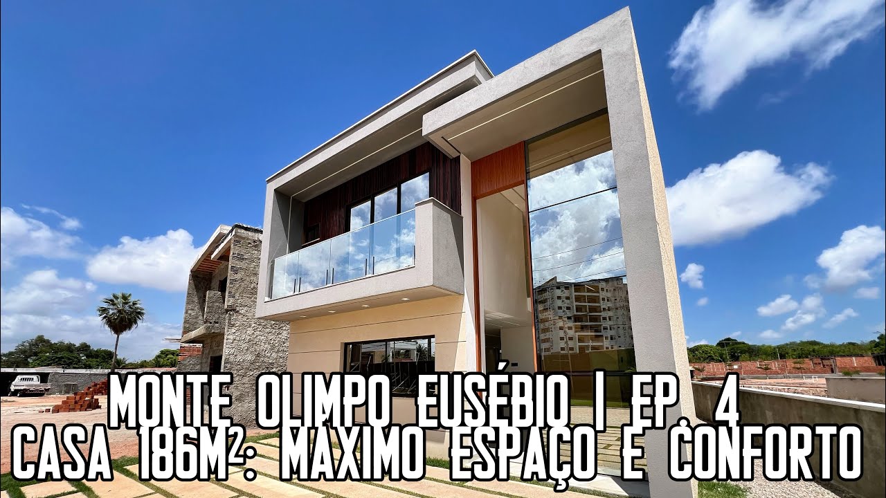 Monte Olimpo Eusébio. Ep. - casa 186m² com máximo espaço, conforto e exclusividade