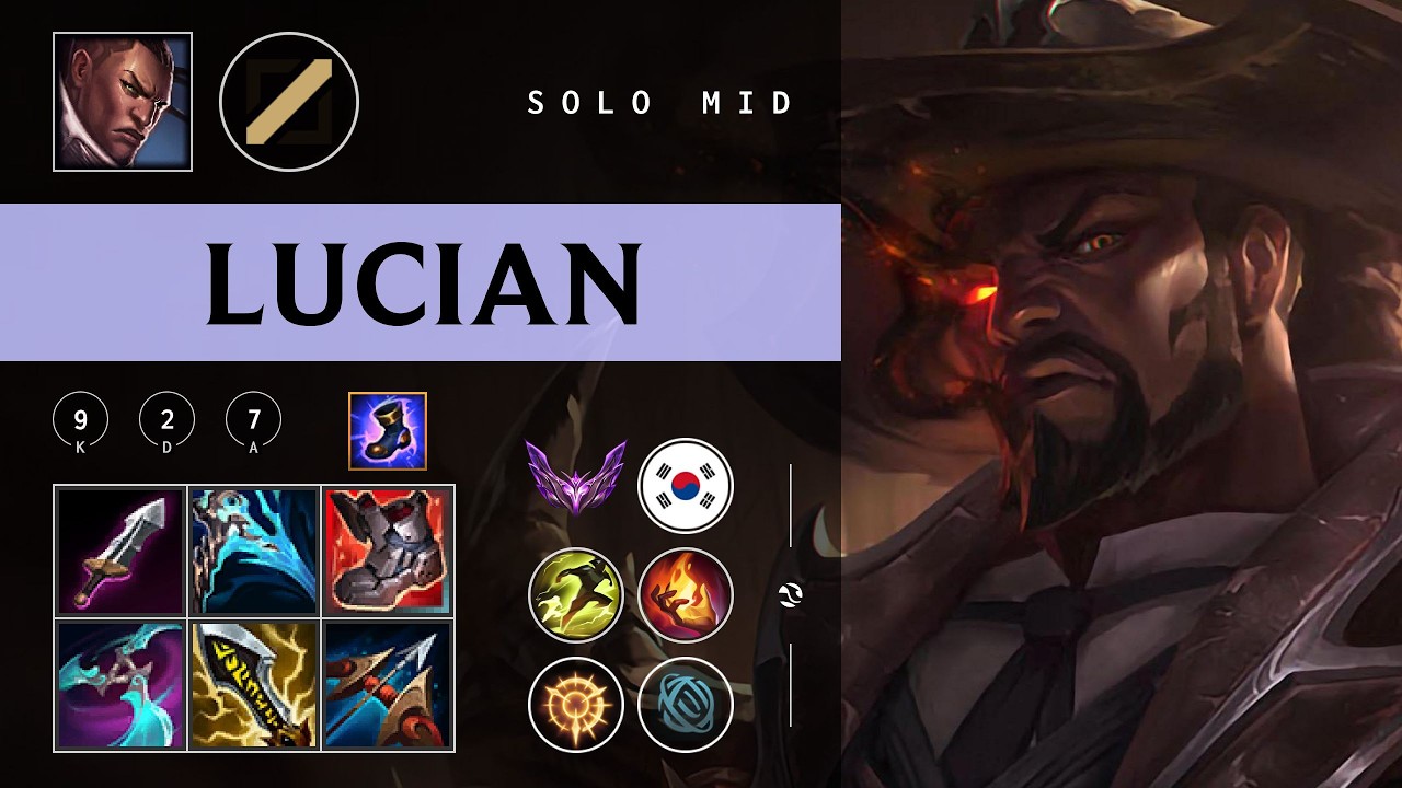 Lucian Mid vs Akshan - KR Master Patch 26.03