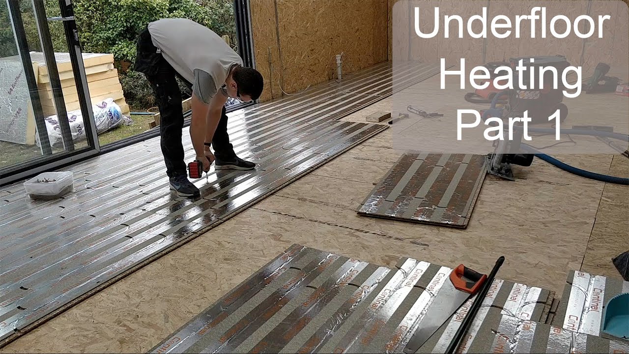 Underfloor Heating Part 1 - Laying the chipboard flooring