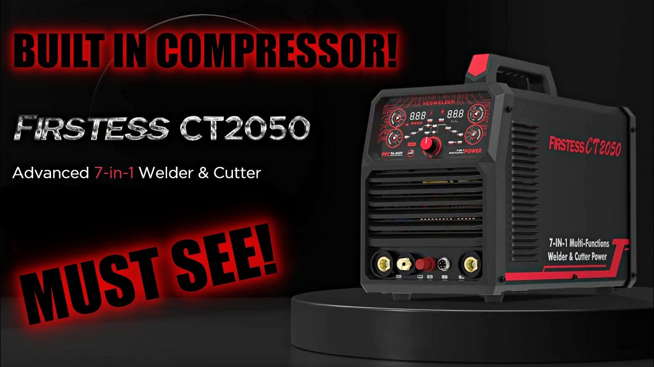 TOTAL GAME CHANGER?  Yeswelder CT2050 W/BUILT IN COMPRESSOR - Review/setup guide/testing!!!