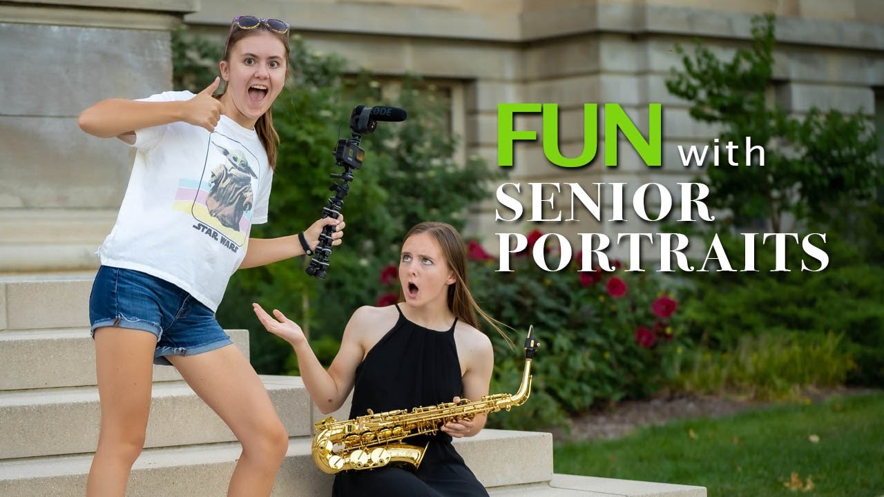 Having Fun Taking SENIOR PORTRAITS for My Niece!