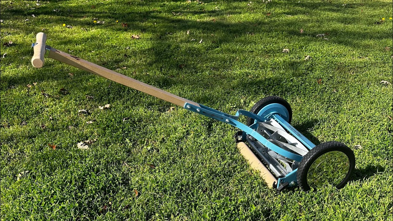 American Lawnmower Co. Classic 16in Reel lawnmower review and test . (YouTube First Original Video )