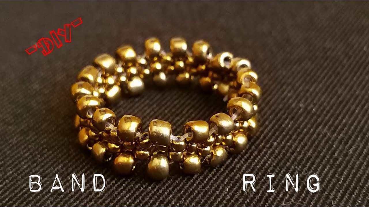 ⚜️Band Ring Tutorial DIY || Seed Bead Anillo Tutorial DIY (0362)