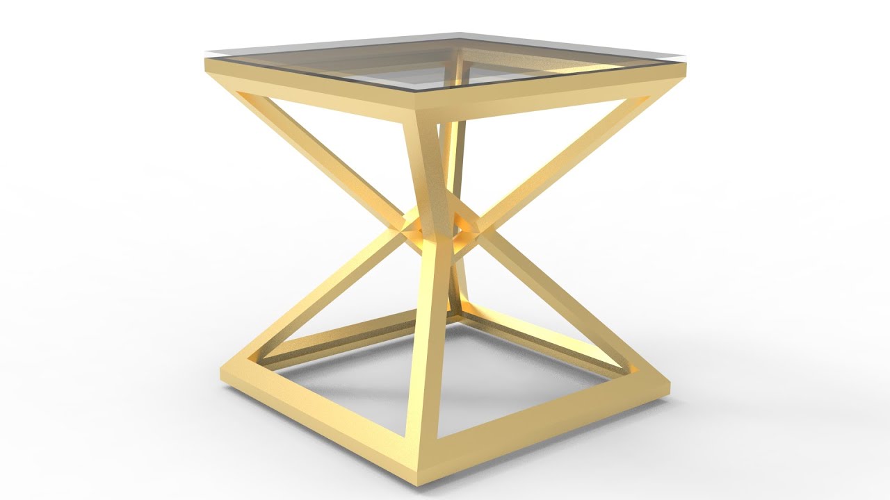 「DESIGN 339」 Coffee Table | Solidworks tutorial