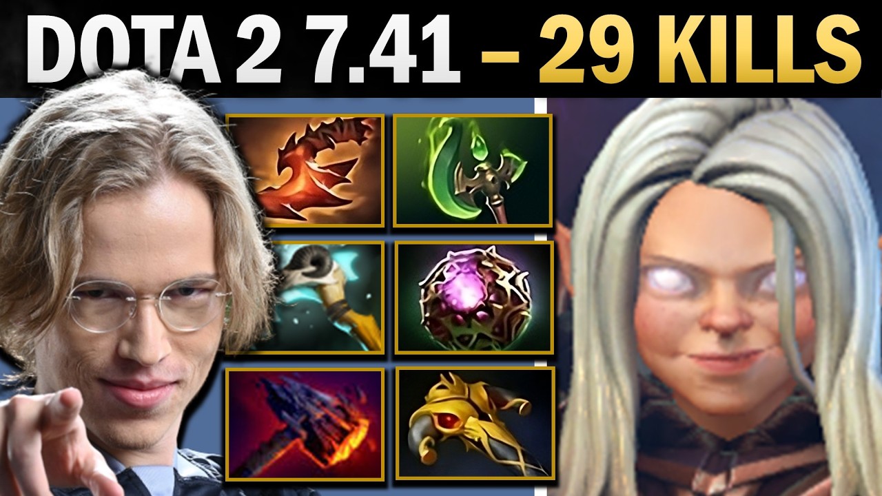 Invoker Dota 2 7.41 with 29 Kills and Parasma - Dota 2 Gameplay
