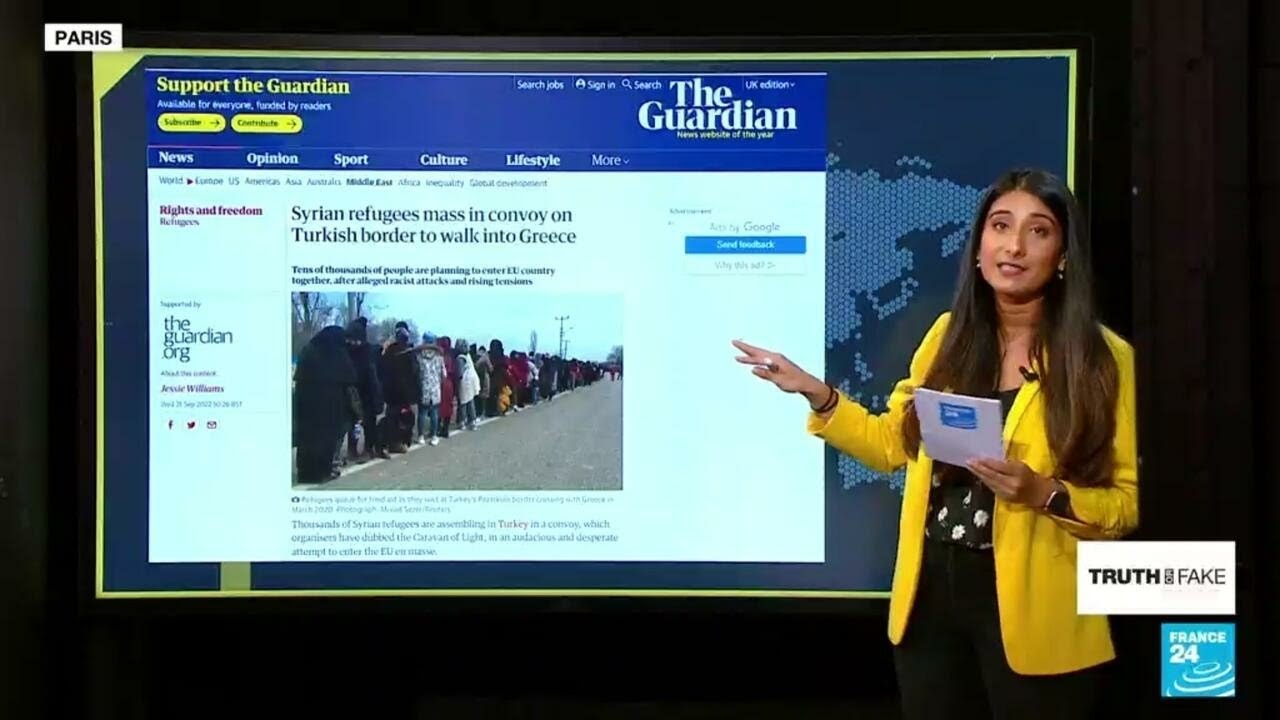No, this video doesn't show thousands of Syrian migrants trying to cross into the EU &bull; FRANCE 24