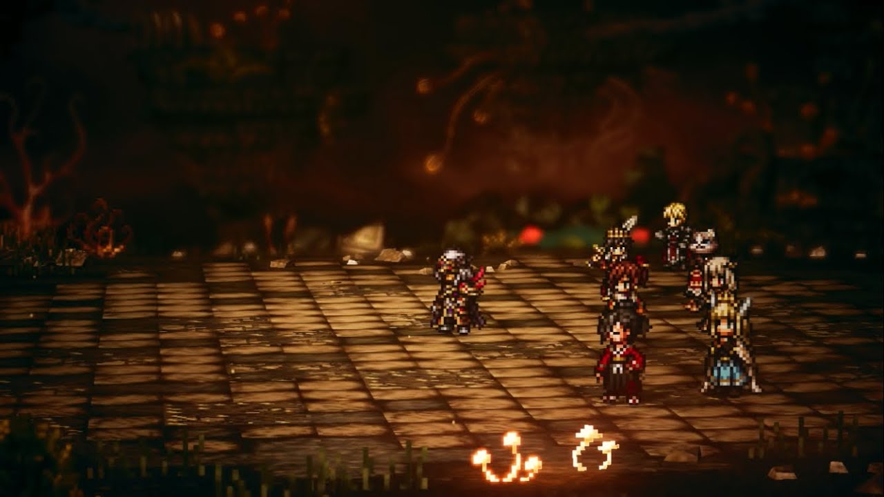 リスクエネミー 畏形の射災 7ターン｜覚醒石の欠片交換で入手可能なアクセ・支炎獣のみ 武芸家リシャール以外覚醒解放なし【オクトラ大陸の覇者】