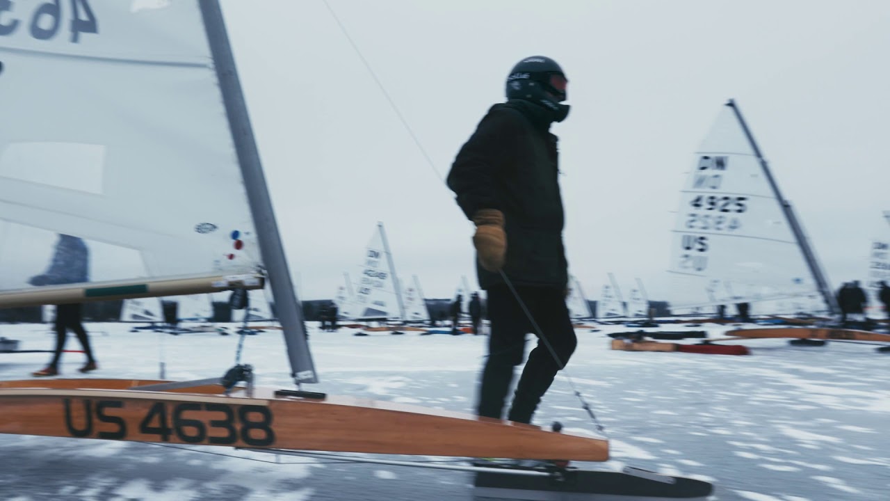 2018 DN Ice Boat Racing | Lake Charlevoix, Michigan