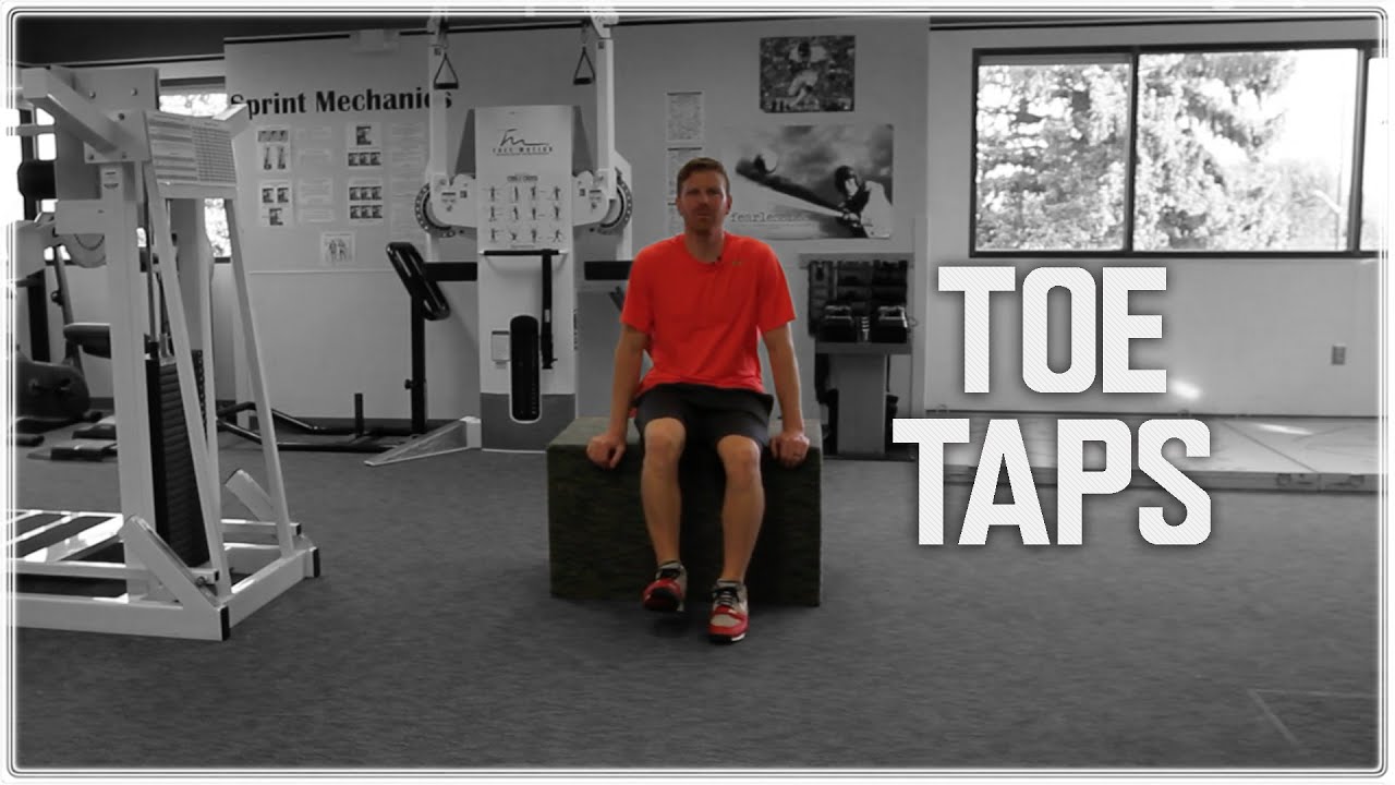 Seated Toe Taps | Improve Anterior Tibialis Strength to Run Faster!