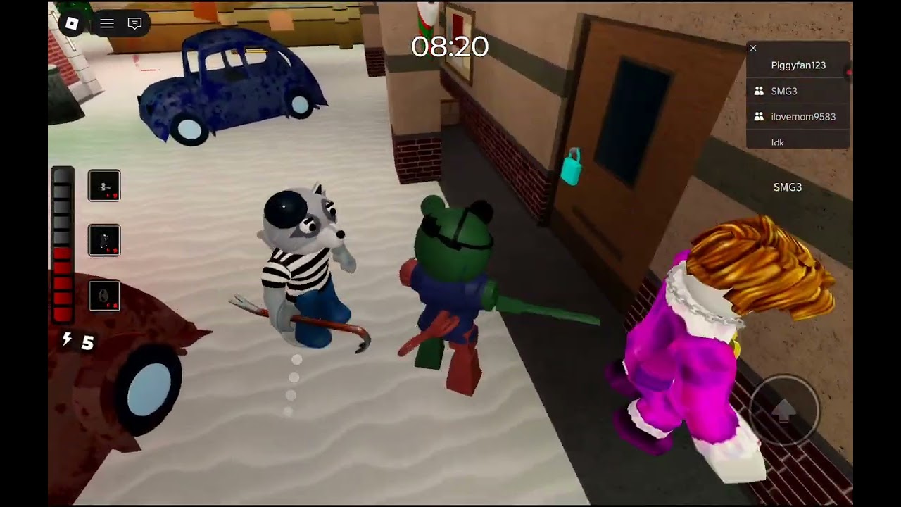 Roblox piggy: Robby (toy) gamdplay🐽🐷🤖