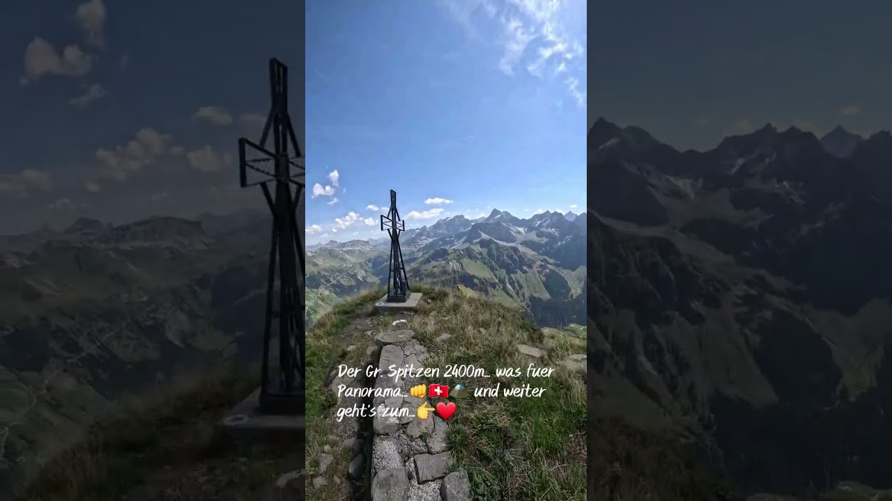 Untersch&auml;chental Sittlisalp, Gr. Spitzen 2400m und kl. Spitzen 2296m... ❤️🆒️❤️ Alpinwanderung