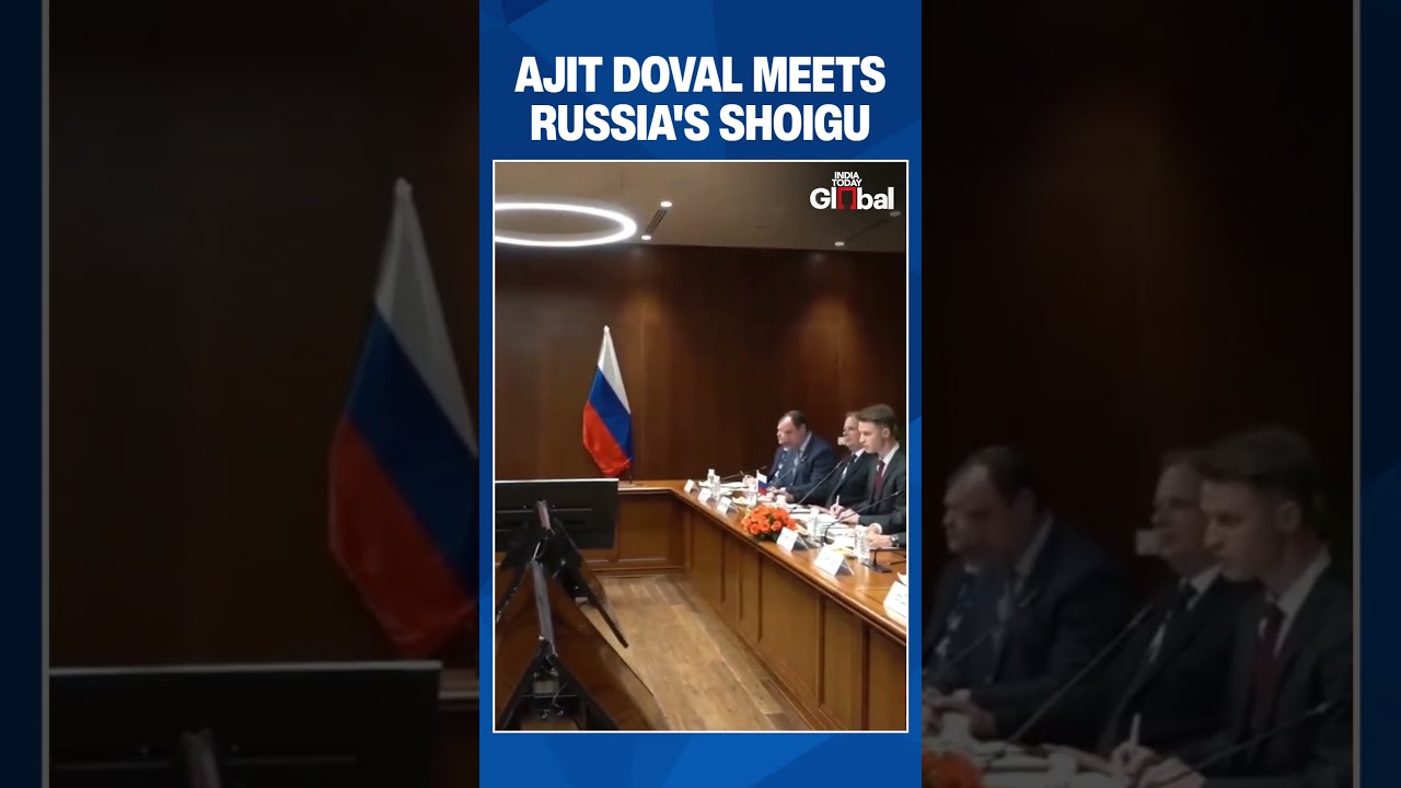 Ajit Doval Meets Sergei Shoigu In Delhi As India Russia Security Partnership Gets New Push |#shorts