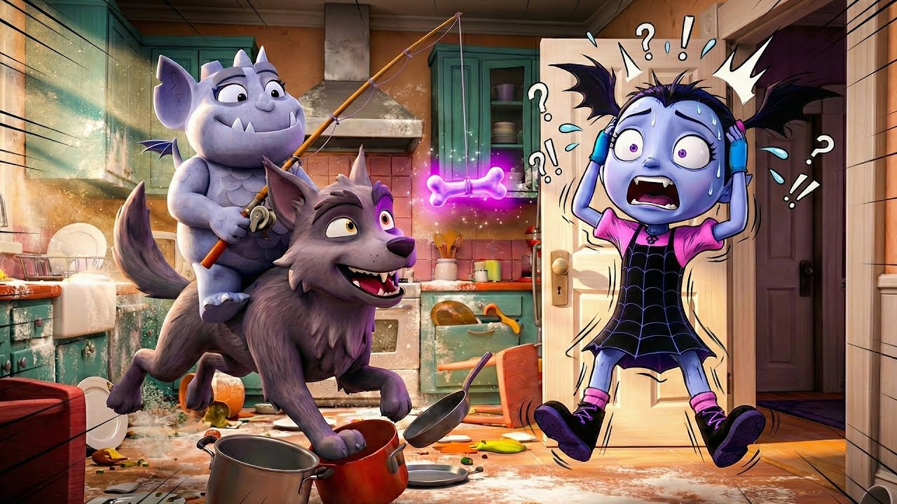 Monster Family Trouble: Wild Cooking Accident Goes Out of Control 👹🔥| Funnny Vampirina Animation