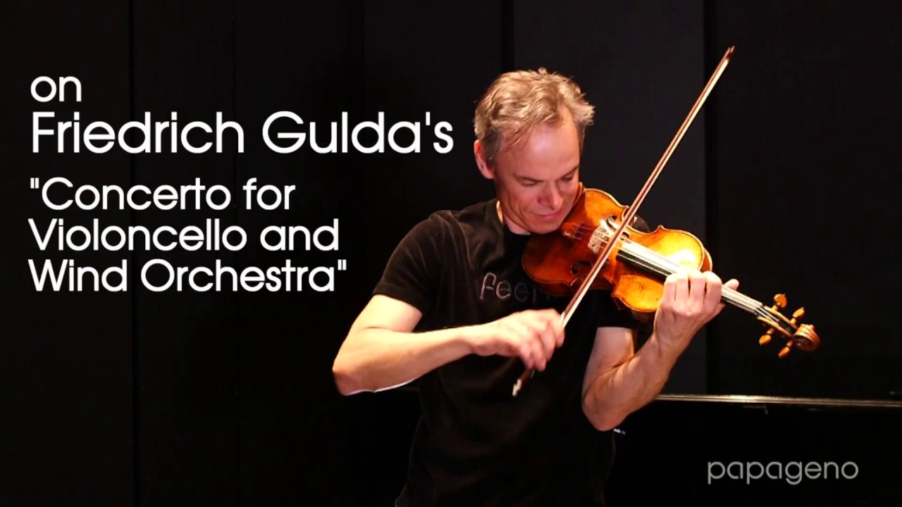 Violinist Benjamin Schmid on Friedrich Gulda and the famous cello concerto in the version for violin