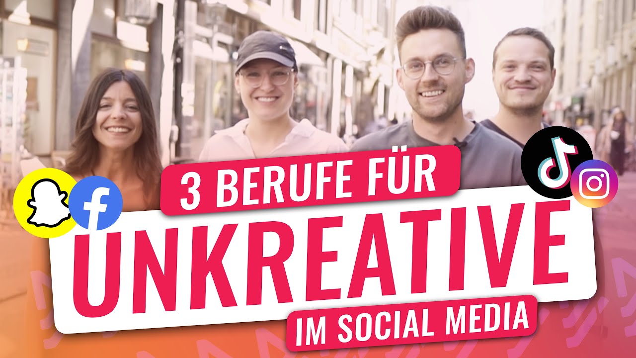 Die 3 BESTEN Jobs im Social Media für Unkreative