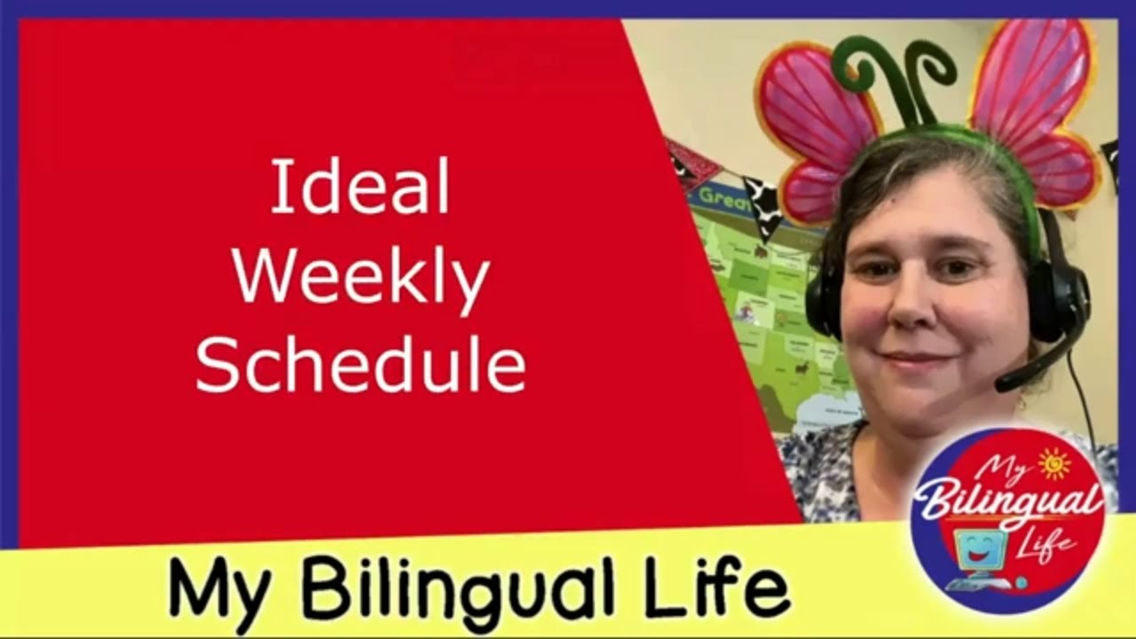 Ideal Weekly Schedule - Planning and Productivity Hack