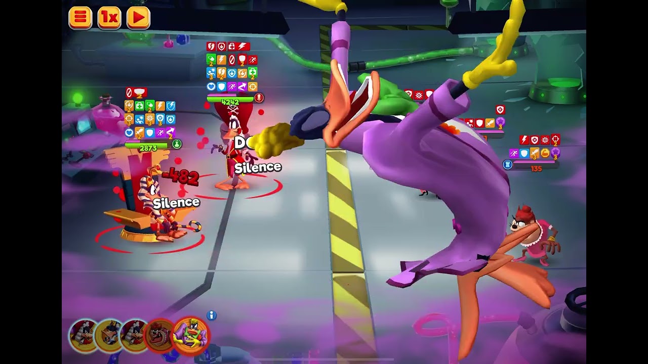 Daffy all Star olny captain daffy and star-Pharaoh Daffy vs tower comic tower floor 2-8 floor 1/2