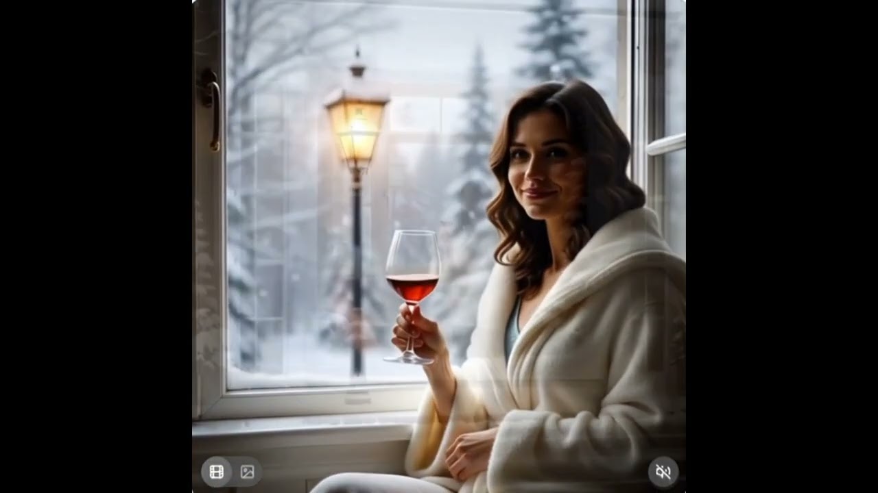 Вечер зимний и холодный , хочется тепла! The evening is wintery and cold, I long for warmth!