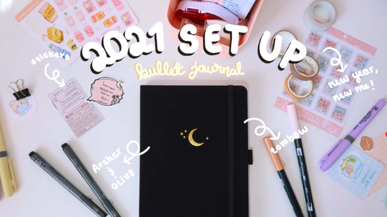 2021 Bullet Journal Set Up & GIVEAWAY (closed) | Laurynn Ashley