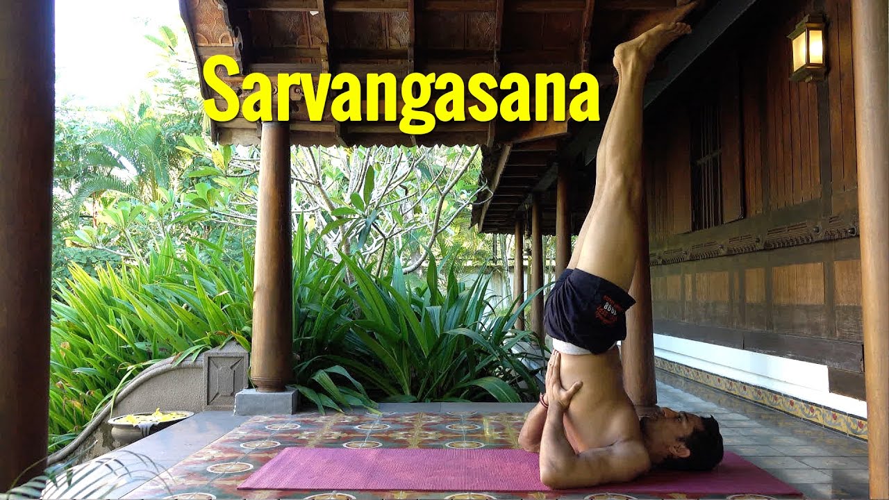 Sarvangasana, The Shoulder Stand in Yoga