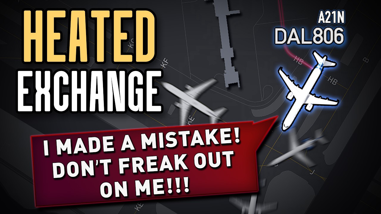 JFK Controller CLASHES With Delta Pilot after taxi Mistake at Kennedy. Real ATC Audio