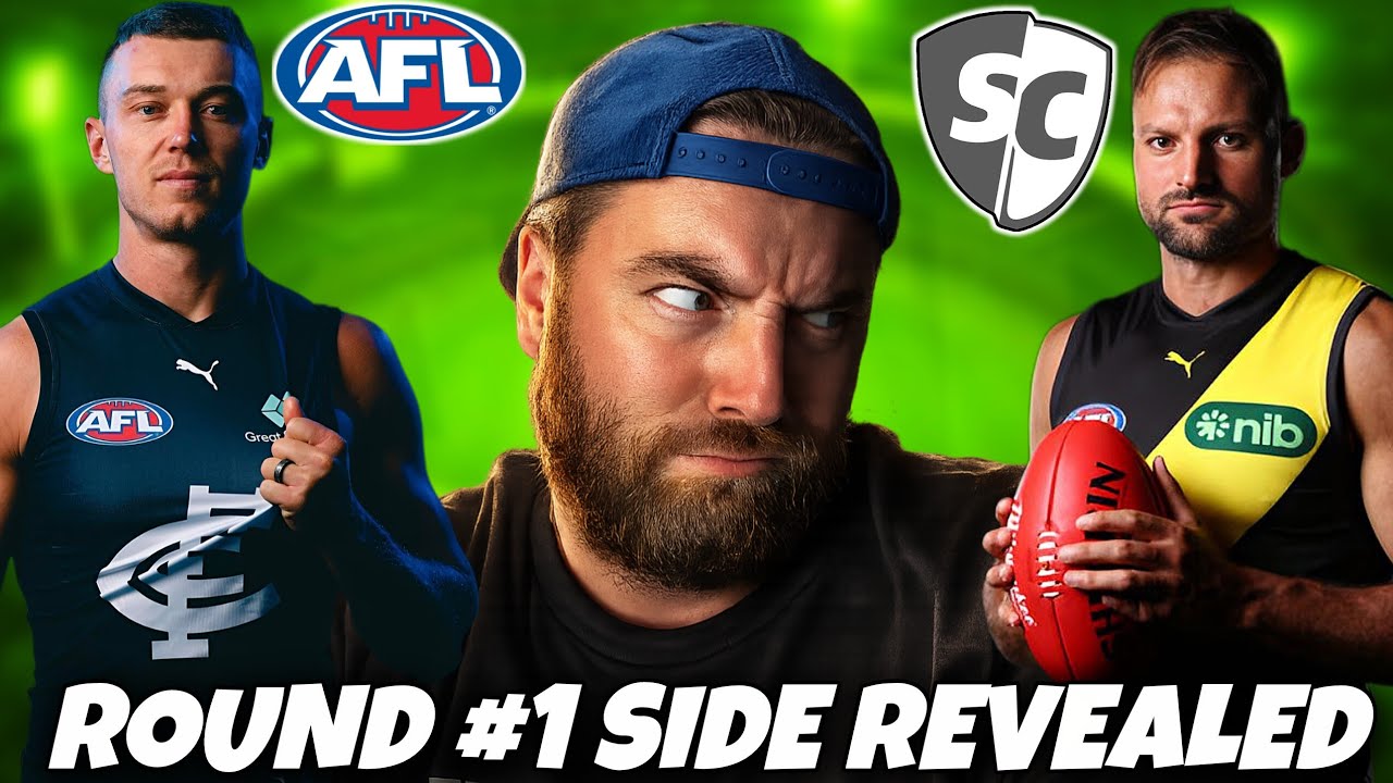 Round One AFL SuperCoach Team Revealed! #AFL #Supercoach 