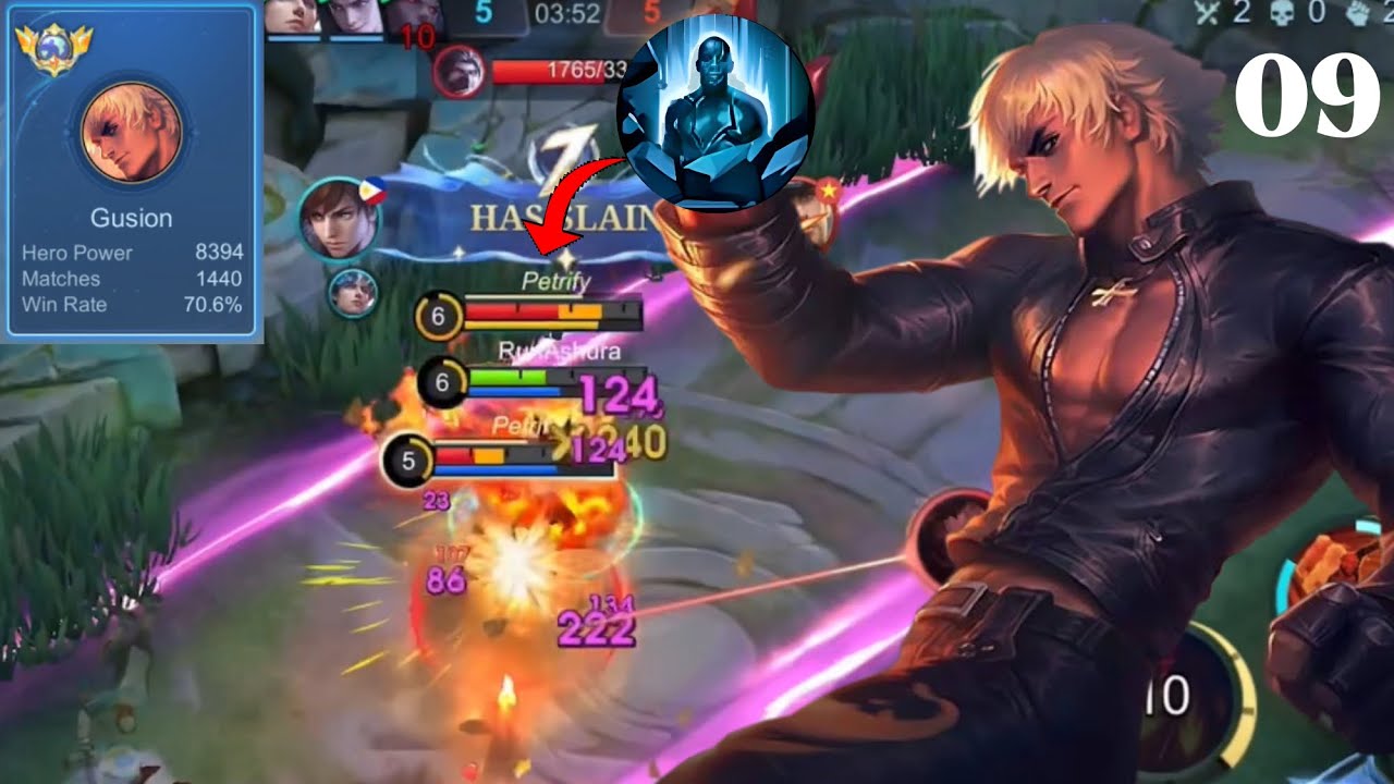 PETRIFY IS THE BEST FOR GUSION MIDLANE | Gusion Montage ~ 09 | Mobile Legends