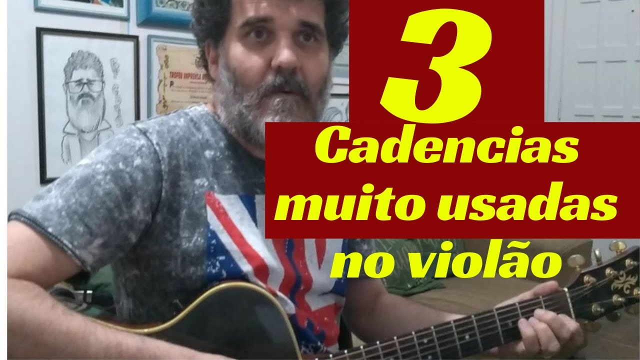 Aprenda as 3 cadencias ou sequencias mais usadas no violão e saiba TOCAR  todos os estilos. NOTA 10
