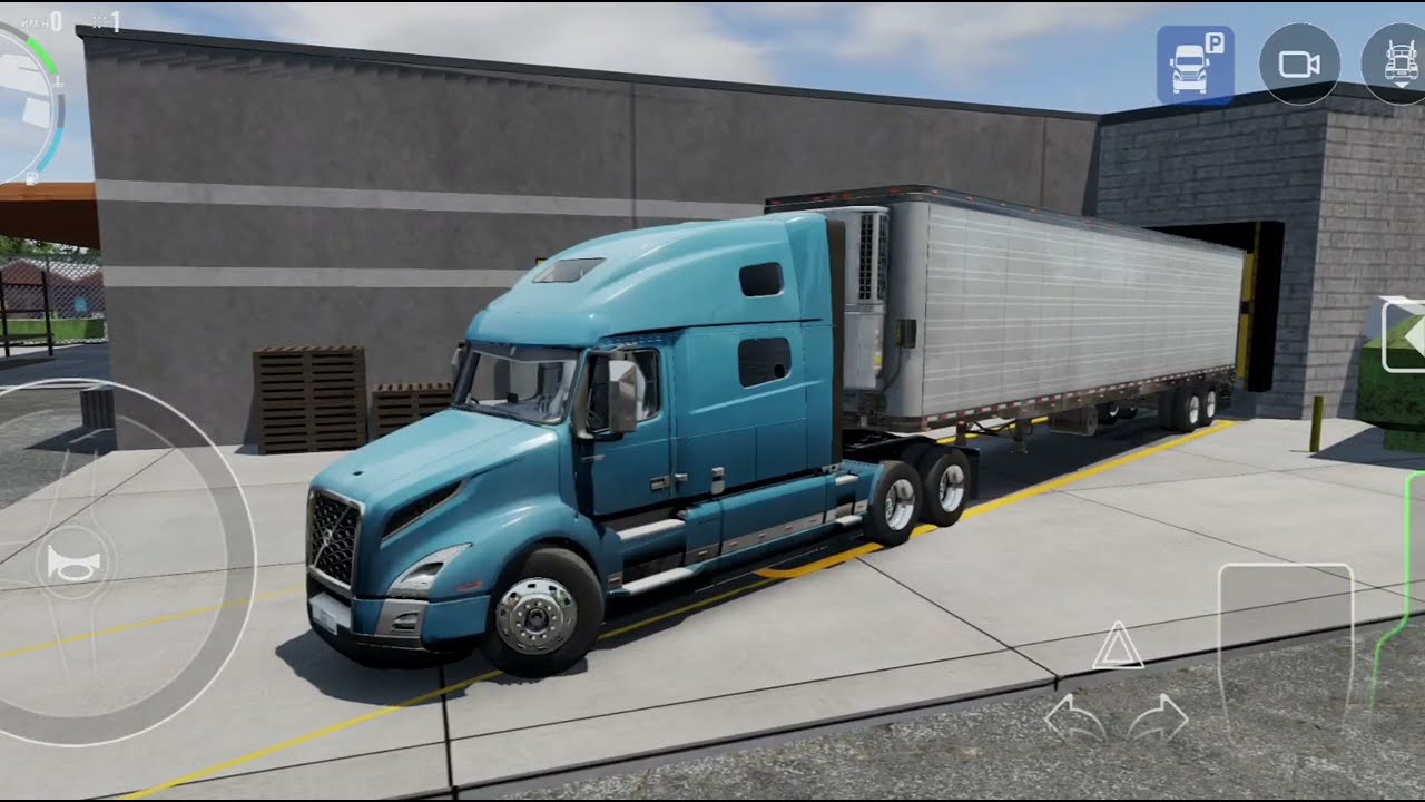 Very Difficult Loading Dock 😣 |Truck Simulator Big Rigs |Volvo Truck |Gaming |Gameplay