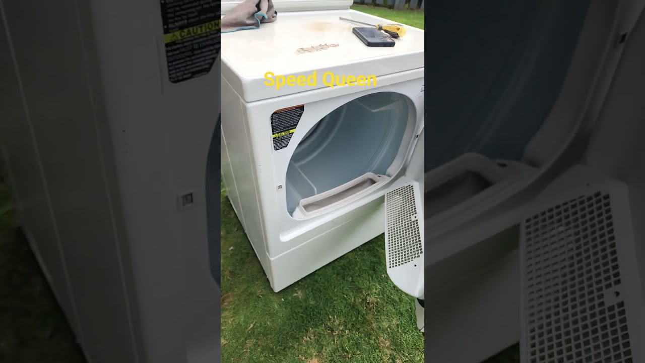 Commercial Speed Queen dryer won't heat repairs