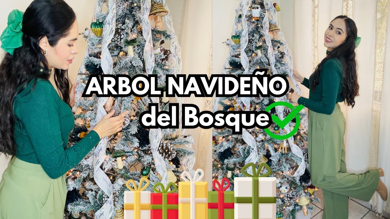 ÁRBOL DE NAVIDAD DEL BOSQUE 🎄🦌DECORACIÓN NAVIDEÑA ❄️@dossierperfumes 